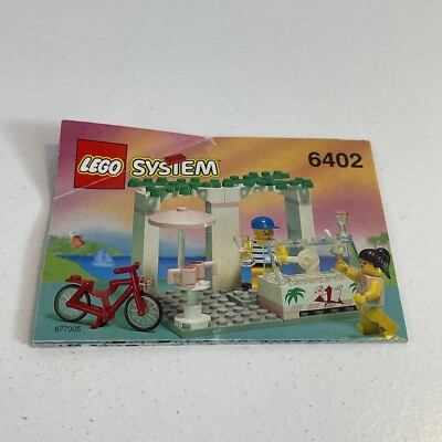 ようこページ lego 6402 Paradisa Sidewalk Cafe Vintage Instructions Only | eBay