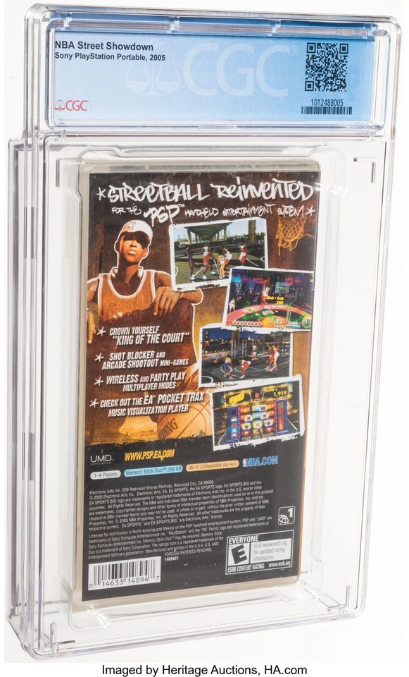 Y-FOLD SEALED LeBron James ROOKIE NBA Street Showdown CGC 9.2 B (Sony PSP, 2005) - Image 2 of 2
