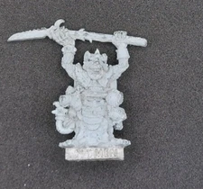 1987 Skaven c47 Verminlord Hero Champion Chaos Ratmen Citadel Halberd