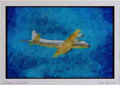 034075 Lockheed CP 140 Aurora _ Canadian Armed Forces Watercolour Picture Ltd E