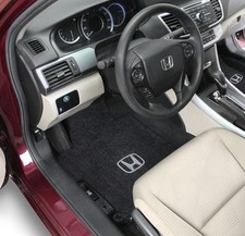 Honda Pilot Custom Carpet Floor Mats 2pc Fronts Fits-2005-2008 Wlogo 8 Colors
