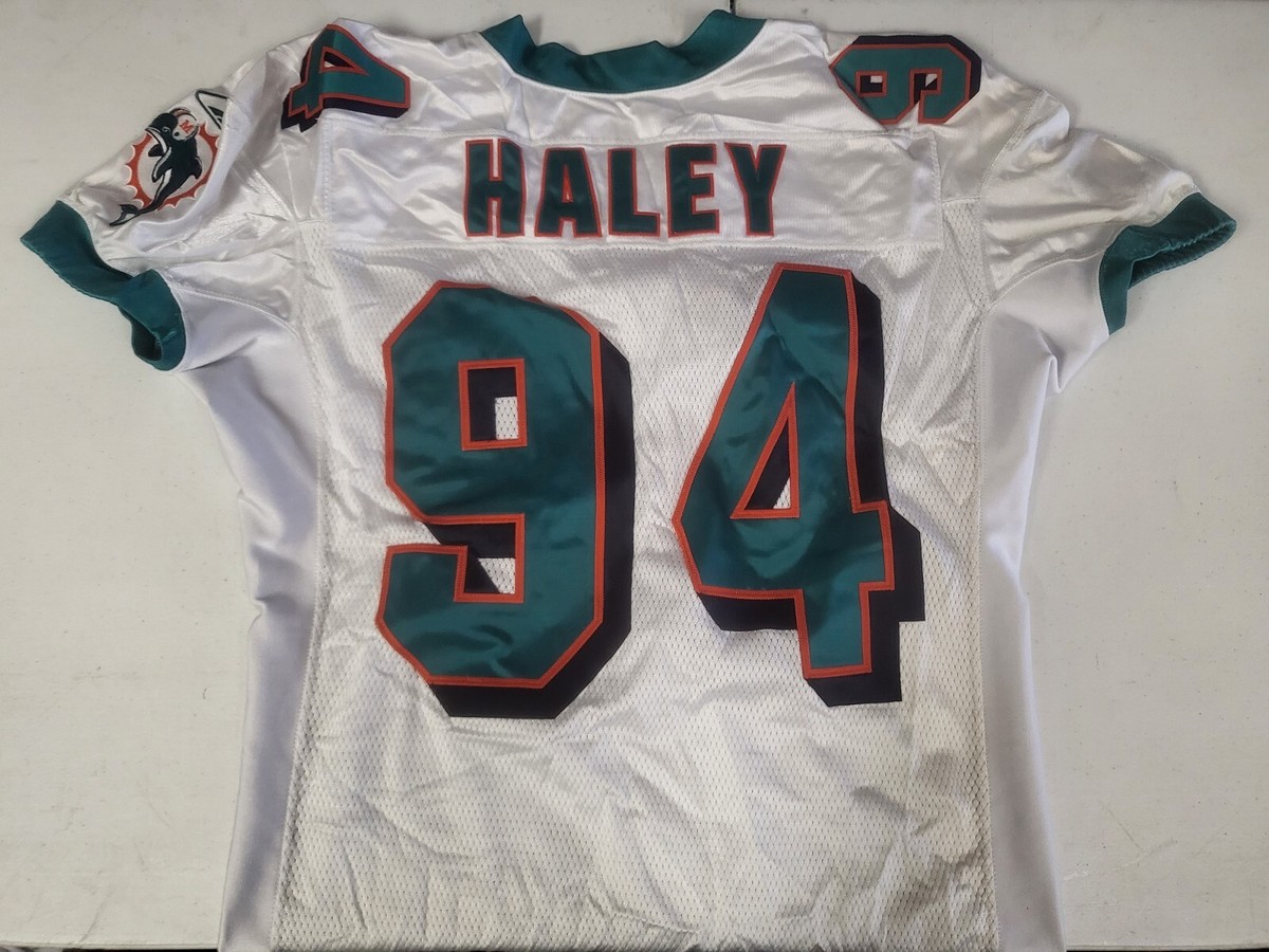 MIAMI DOLPHINS JERMAINE HALEY #94 GAME ISSUED REEBOK NFL FOOTBALL