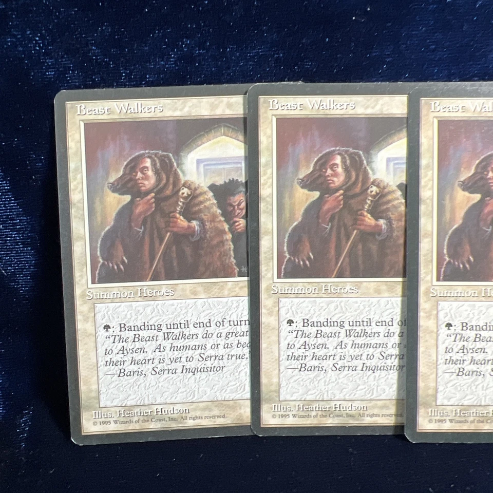 BEAST WALKERS Homelands Rare Magic the Gathering MTG Card RESERVED LIST 3 - Image 2 of 4