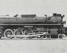 1956 Rock Island Lines Locomotive Railroad 4-8-4 S-467 No 5100 Illinois Postcard