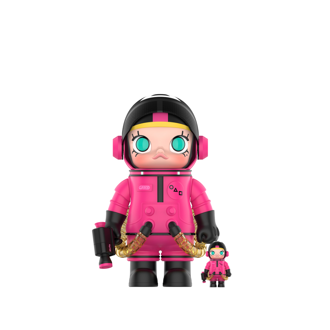 【海外限定】 MEGA MOLLY 400% イカゲーム フィギュア Pop Mart Mega Space Molly 400% + 100% Squid Game Random