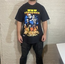 WCW IV HORSEMEN 90's Vtg Shirt • XL 19.5W 29L  • Ric Flair Chris Benoit