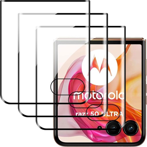 Protection écran avant en verre trempé pour Motorola razr+ 2024 2025/ razr 2024