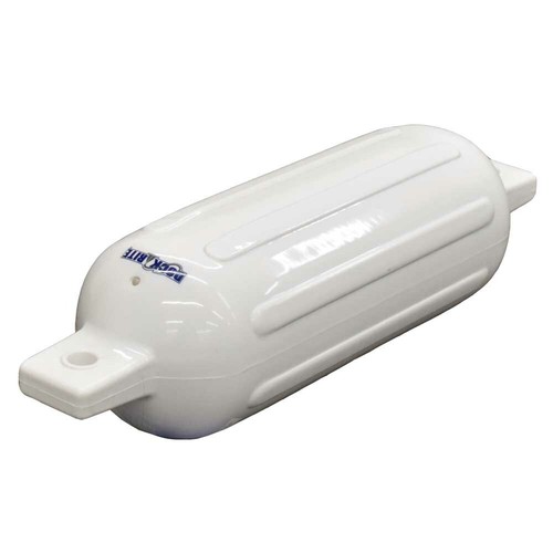 Dock Rite Boat Fender Bumper 87195 | 5 1/2 x 20 Inch White Ribbed Vinyl - Picture 2 of 4