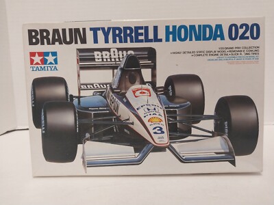 Tamiya Braun Tyrrell Honda 020 1/20 scale model car kit Open Box