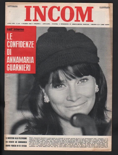 INCOM 10/1964 CRONIN LUIGI TENCO SOLINAS FERNANDEL CASSIUS CLAY LISTON MIAMI USA