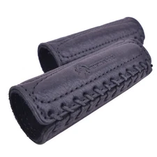 Handmade Cowhide Leather Motorcycle Handlebar Grips Cover Grip Tape Protector