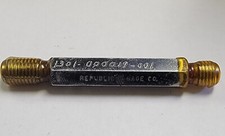 REPUBLIC THREAD PLUG GAGE 9/16-12 UNC-2B. PD.5084 PD .5152.