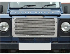 Stainless Steel Front Grille in Natural Finish DA2356 for Land Rover Defender