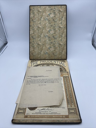 🔥RARE VTG 1925 LOUISVILLE HENDERSON & ST. LOUIS RAILWAY INSURANCE POLICY 1789🔥 - Picture 5 of 12