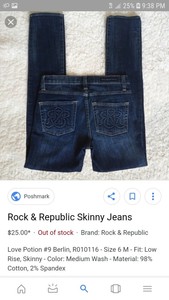 rock & republic skinny jeans