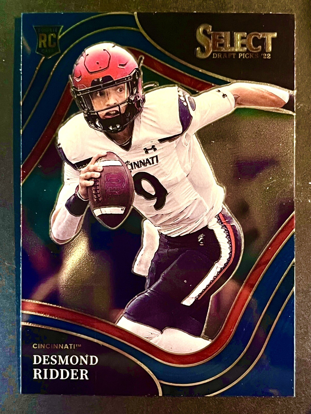 2022 Select Draft Picks Desmond Ridder Rookie RC Blue Field Level #115 ...