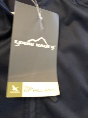 Eddie Bauer Trail Soft Shell Jacket Mens XL Blue New Fleece Lined New - Picture 5 of 13
