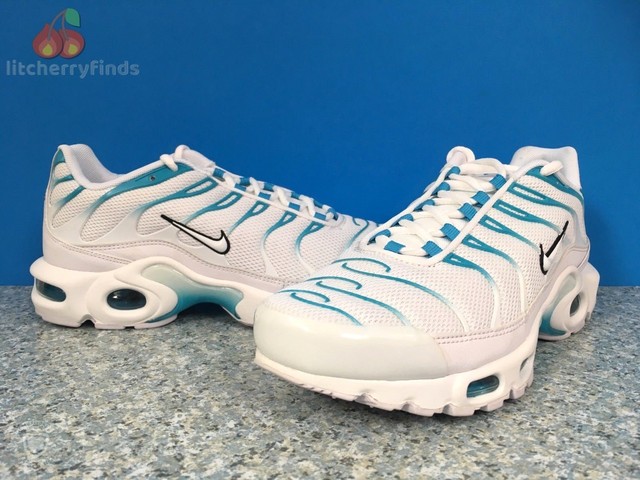 Nike Air Max Plus TN Mens Size 7 Ultra Rare Blue Fury White Trainer 852630-105 | eBay