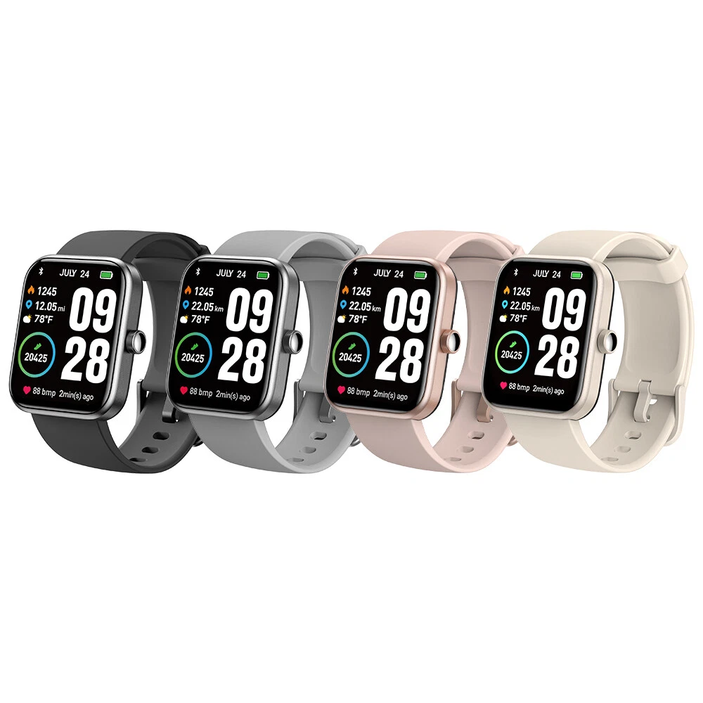 TOZO S2 44mm Smart Watch Alexa Fitness Tracker 5ATM Waterproof for iOS Android