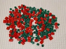 Monopoly Game Houses Hotels Lot of 300 Replacement Plastic Pieces Parts