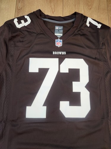 NikeMen's Joe Thomas Brown Cleveland Browns Retired Player Game Jersey Sz L - Picture 4 of 8