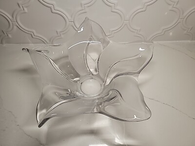 Vintage Chrystal Centerpiece Bowl - LIKE Vannes Le Chatel France - MCM