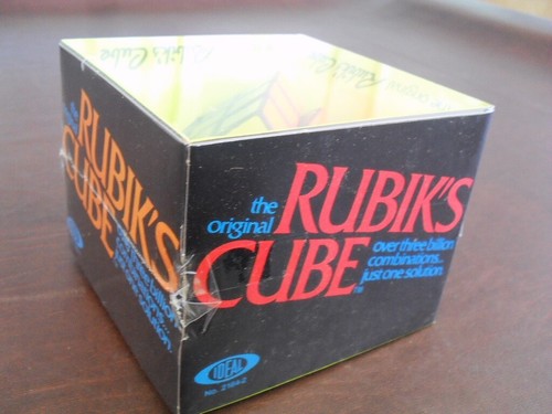 NEW Vintage ORIGINAL 1980 RUBIK'S CUBE 2164-2 Mint MIB Still in Shrink Wrap NRFB - Picture 3 of 5