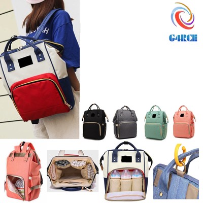 UK Baby Diaper Nappy Mummy Changing bag Backpack Set Multi-Function Hospital Bag