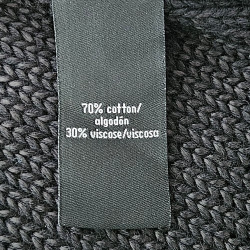 Calvin Klein Top Womens S Black Knit Cardigan Sweater Ribbed Shawl Collar New - Picture 5 of 8