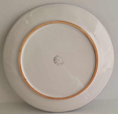 VIETRI KERAMIK ITALIEN HANDBEMALT OBSTBIRNE SPEISETELLER 10" - Bild 2 von 3