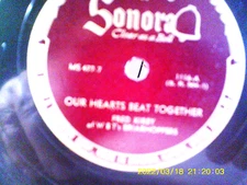 FRED KIRBY     1957    RARE        SONORA 1116      OUT OF MY MIND   PLAYED  EX+