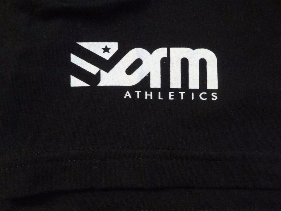 Camiseta Form Athletics Carpa Doble Logo Negra 100% Algodón Nueva Con Etiquetas Para Hombres XL Foto 3 de 3