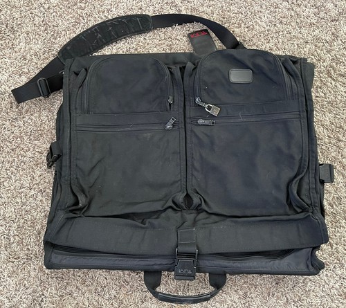 TUMI ALPHA BI FOLD GARMENT BAG BUSINESS CARRY ON BALLISTIC NYLON LUGGAGE