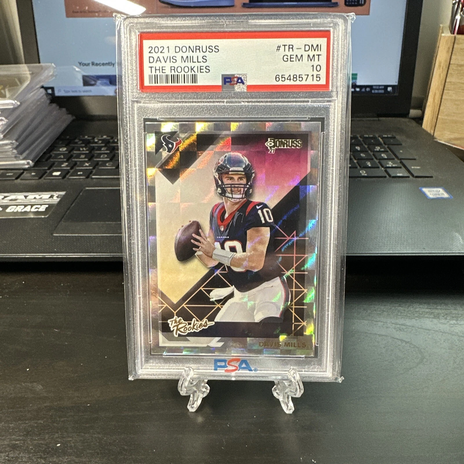 Davis Mills Panini Donruss the Rookies #TRDMI Base