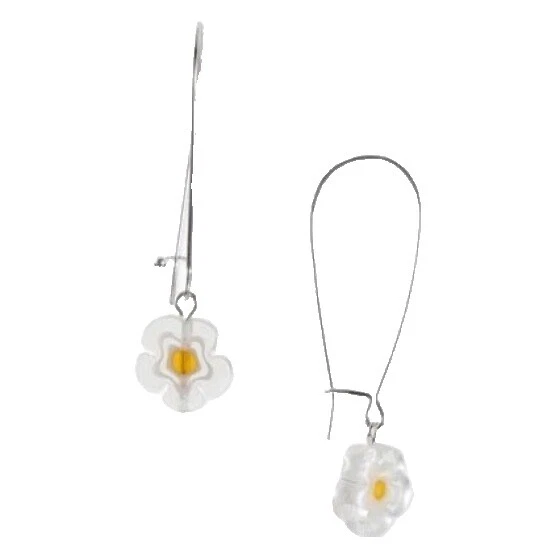 Flowers & Plants Glass Fashion Earrings