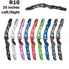 25"Left/Right Handed Archery Recurve Bow Aluminum Riser Outdoor Hunting Shooting