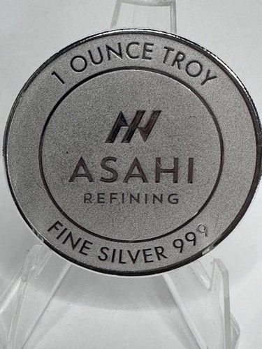 Asahi Refining 1 troy oz  999 Fine Silver Round