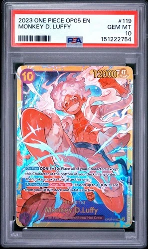 One Piece En Monkey D Luffy OP05-119 PSA 10 Gem Mint