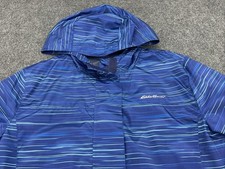 Eddie Bauer Hoodie Full Zipper Boy's Light Weight Jacket Size 10-12 Large