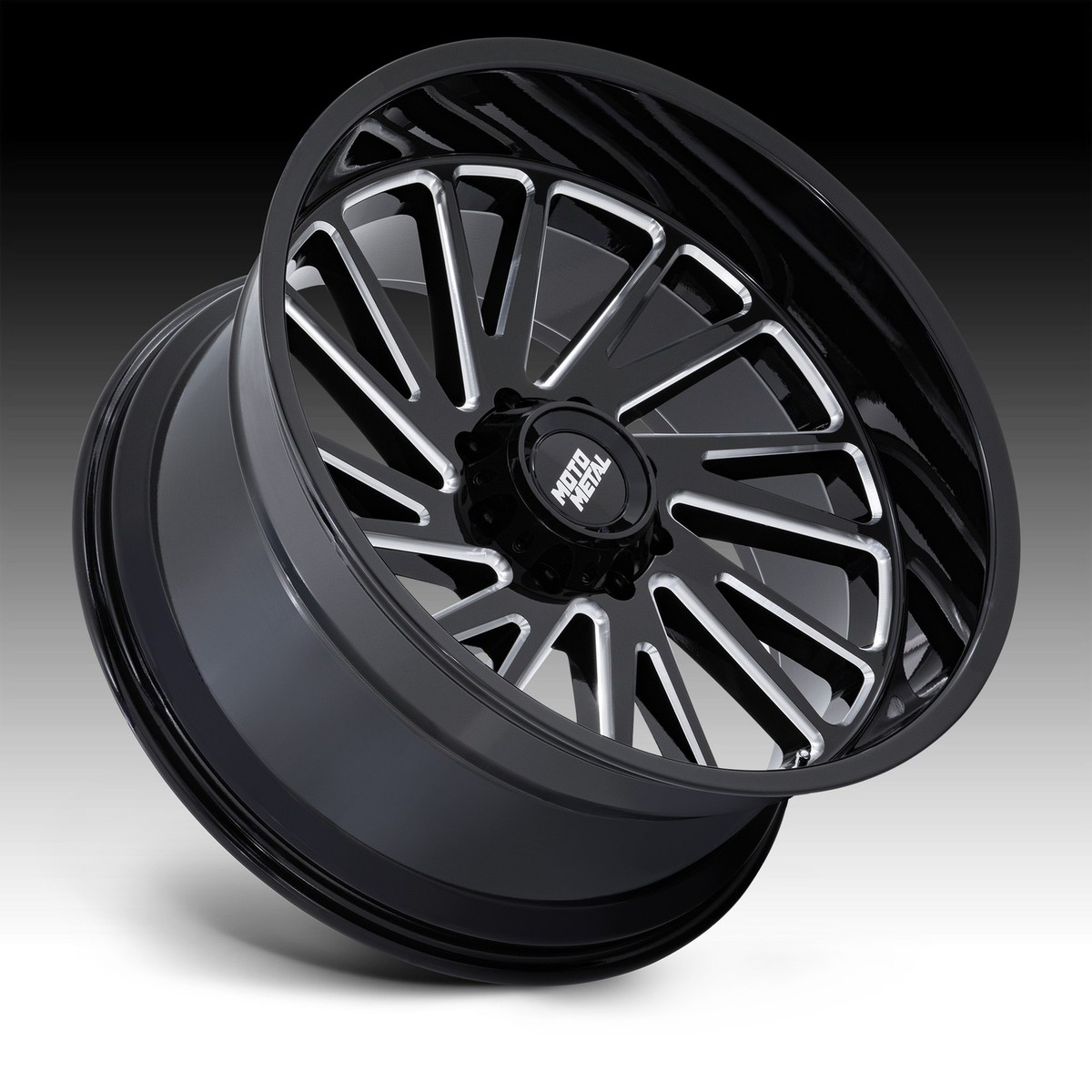 Moto Metal MO811 Combat Gloss Black Milled 22x10 6x5.5 -18mm