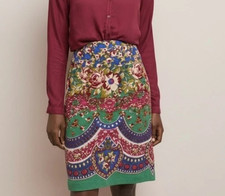 Maeve Anthropologie Skirt Womens 14 Floral Sheffield Boho Pencil Skirt New
