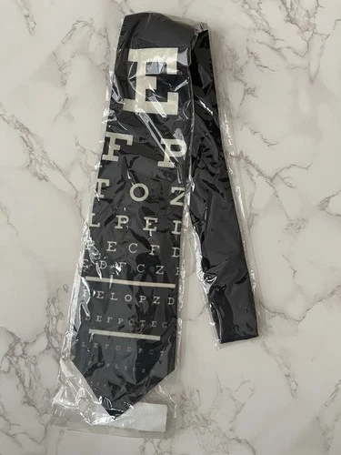 Tieguys.com Optometrist Eye Chart Necktie New in Package NIP - product listing photo
