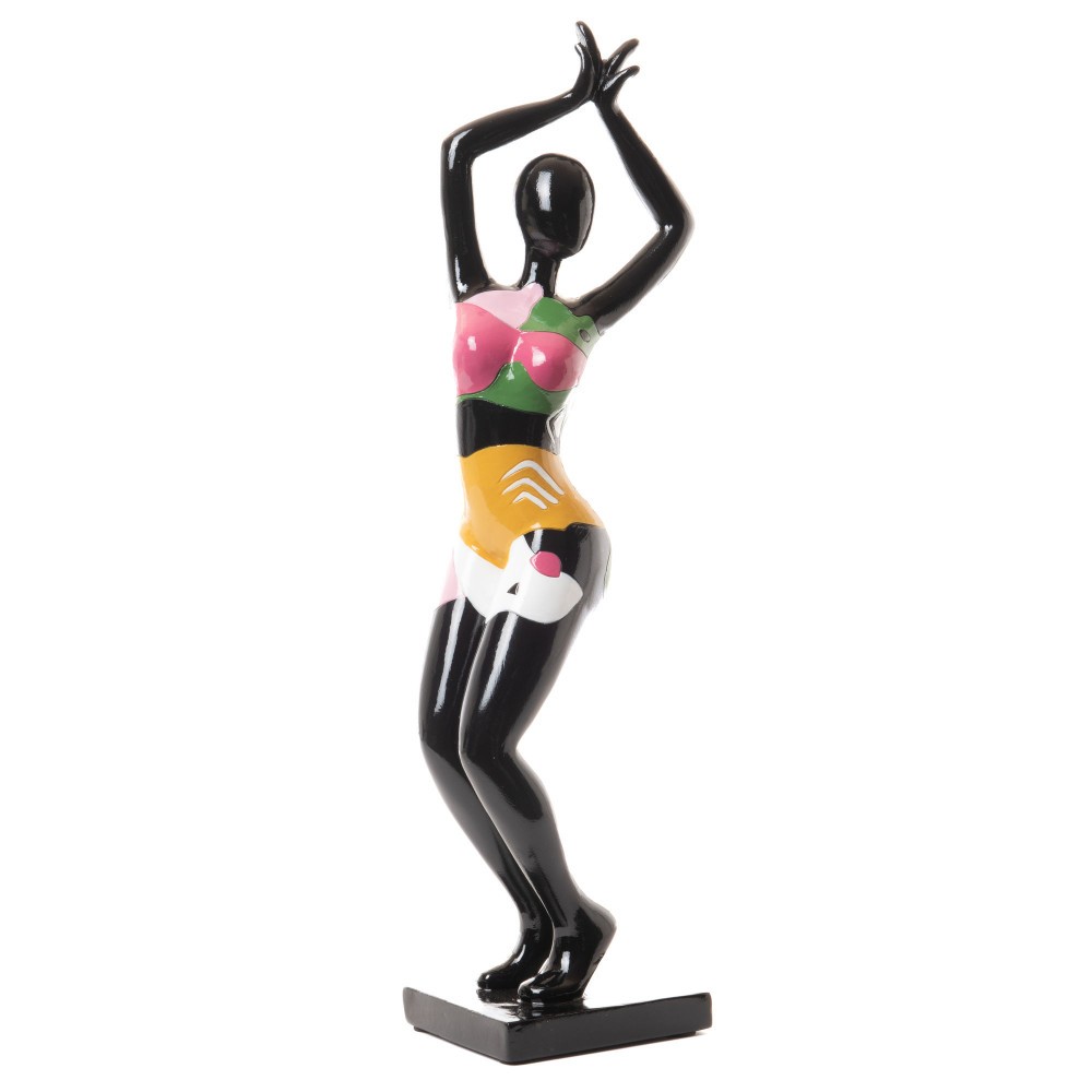 Statue femme âme voyageuse résine 9.50x12.00 cm statuette déco design