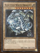 Yu-Gi-Oh TCG Blue-Eyes White Dragon SDKS-EN009 Seto Kaiba 1st Edition Common LP