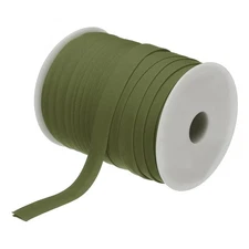 1/2 Inch Double Fold Bias Tape Continuous Bulk Bias Tape (Dark Green 55 Yards)