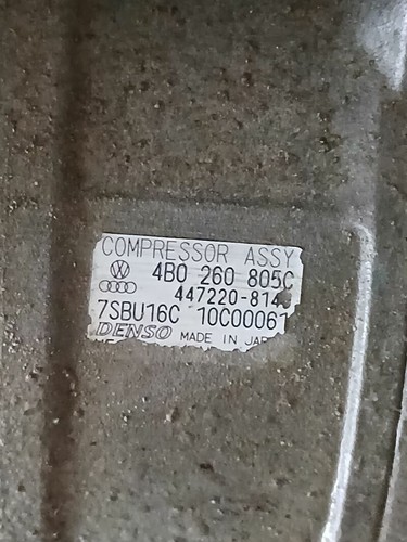 4B0260805C klimakompressor AUDI A6 BERLINA 4B2 2.5 TDI QUATTRO acaop1214050