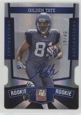 2010 Donruss Elite Aspirations Die-Cut Signatures 19/49 Golden Tate Auto 0aa