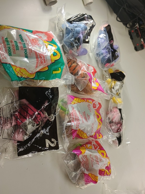 McDonald’s Winnie The Pooh Happy Meal Toys Set Of 9.  1999