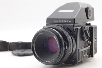 N MINT+++] Zenza Bronica ETR Si Film Camera 75mm F2.8 PE Lens AE