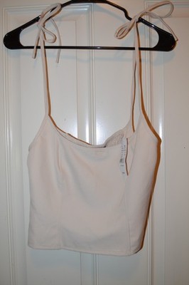 Kendall & Kylie Pacsun Cream Crop Top XS